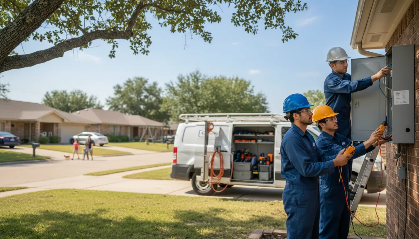 Certified electrician providing emergency electrical services in Carson, IA